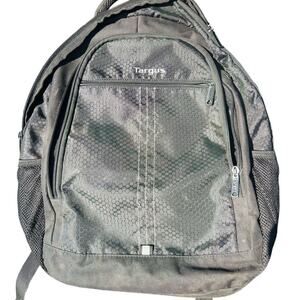 Targus Black Laptop Backpack Honeycomb Pattern Padded Straps
